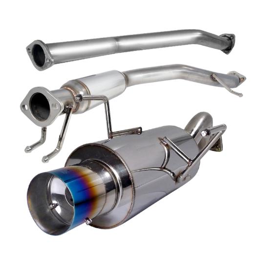 Spec D N1 Style Catback Exhaust with Burnt Tip (2.5