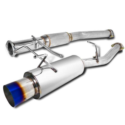 Spec D N1 Style Catback Exhaust with Burnt Tip (3