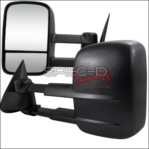 Spec D Black LED Towing Mirrors