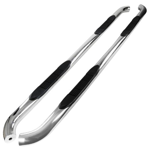 Spec D Side Step Bars - Chrome Color