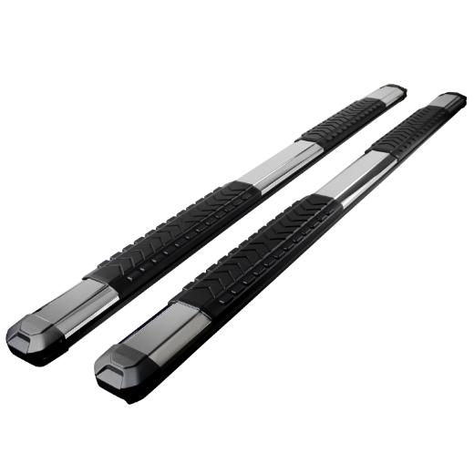 Spec D Side Step Bars - Saber Style, Chrome Color