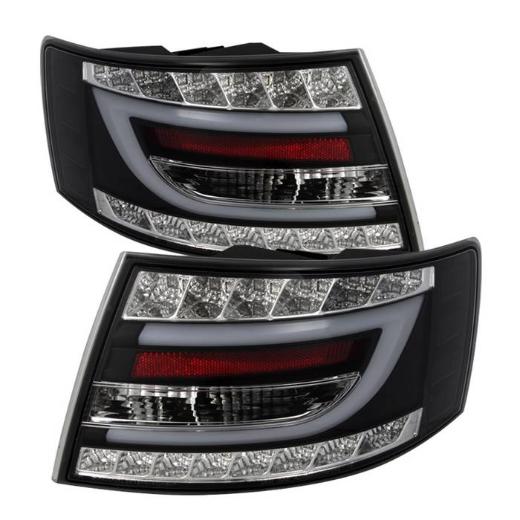 Spyder Tail Lights - Black, Light Bar LED