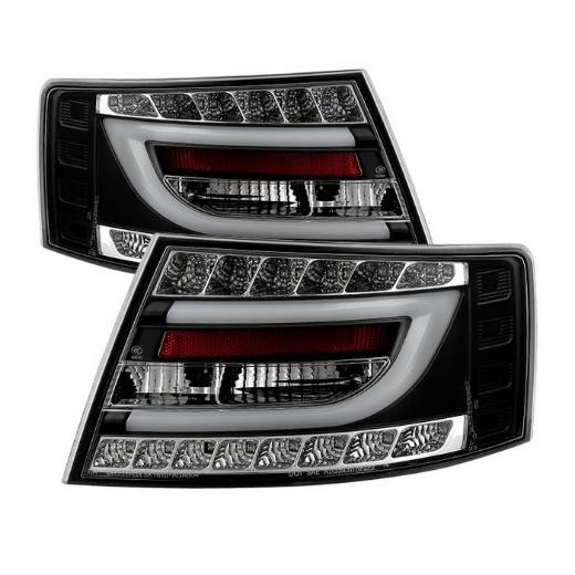 Spyder Tail Lights - Black, Light Bar LED