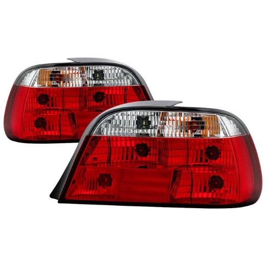 Spyder Crystal Tail Lights - Red/Clear