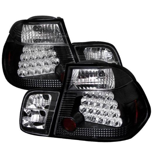 Spyder LED Tail Lights - Black