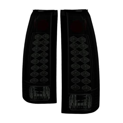 Spyder LED Tail Lights, Black Smoke