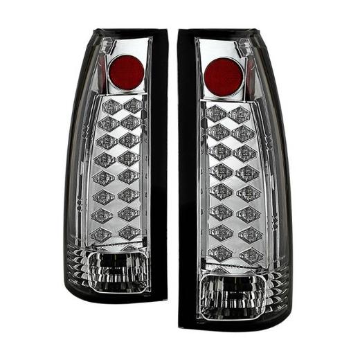 Spyder LED Tail Lights - Chrome