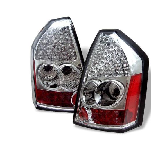 Spyder LED Tail Lights - Chrome