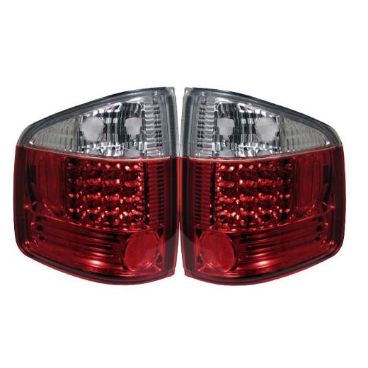 Spyder LED Tail Lights - Red/Clear