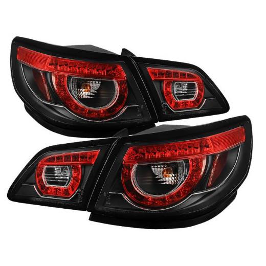 Spyder Tail Lights - Black, LED