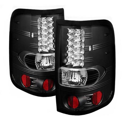 Spyder LED Tail Lights - Black