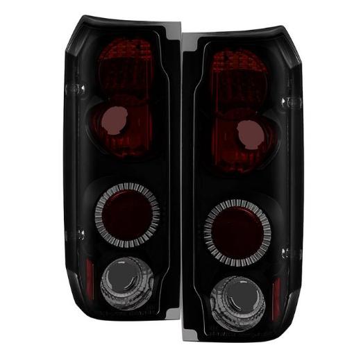 Spyder Euro Style Tail Lights, Black Smoke