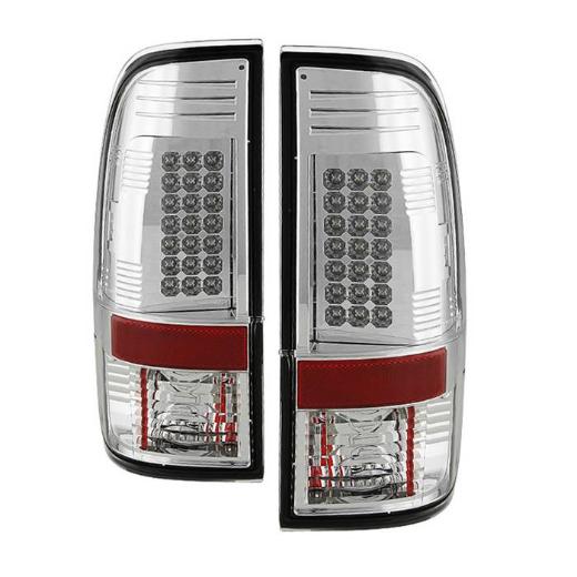 Spyder LED Tail Lights - Chrome