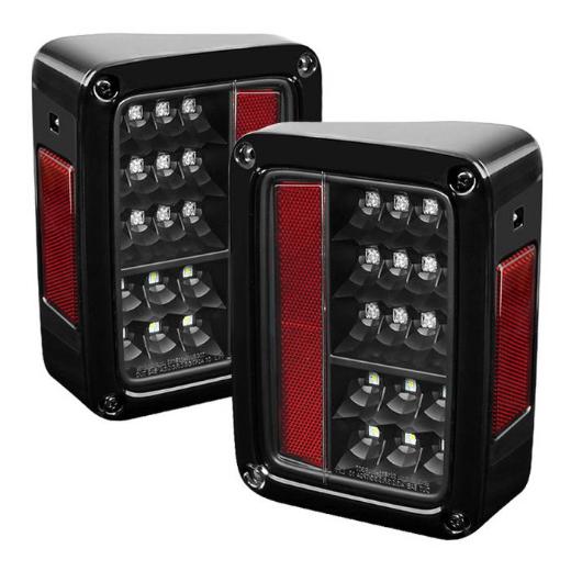 Spyder LED Tail Lights - Black