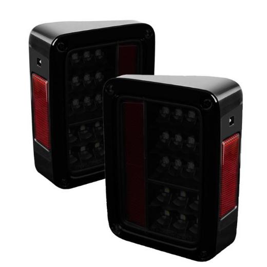 Spyder Tail Lights - Black Smoke, LED