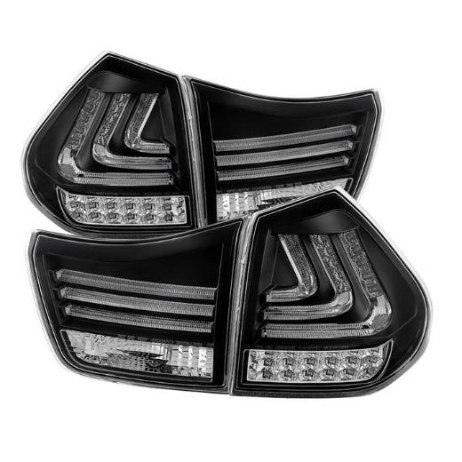 Spyder Tail Lights - Black, LED