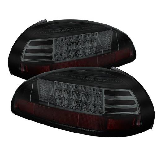 Spyder LED Tail Lights, Black Smoke