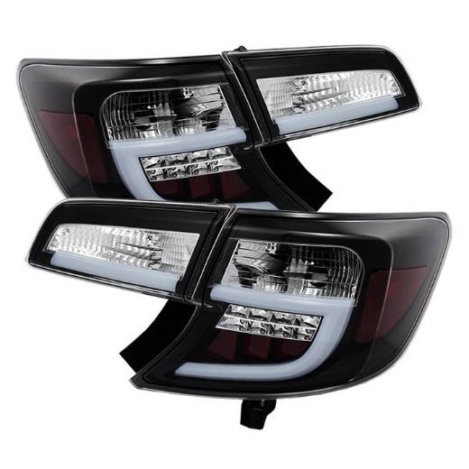 Spyder Tail Lights - Black, Light Bar LED