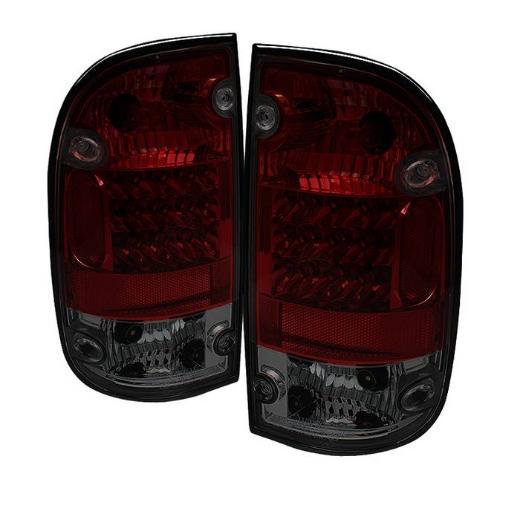 Spyder LED Tail Lights - Red Smoke