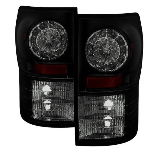 Spyder LED Tail lights, Black Smoke