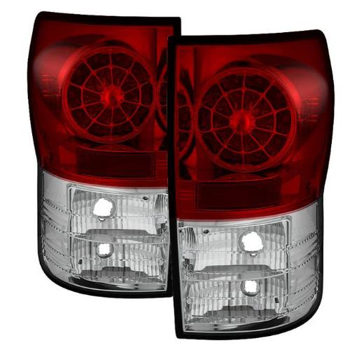 Spyder LED Tail Lights - Red Clear