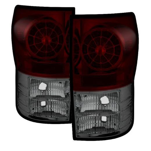 Spyder LED Tail Lights - Red Smoke