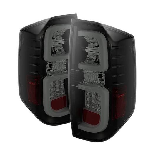 Spyder Tail Lights - Black Smoke, LED