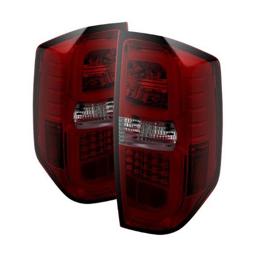 Spyder Tail Lights - Red Smoke, Light Bar LED