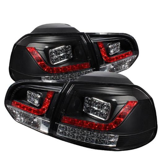 Spyder LED Tail Lights - Black