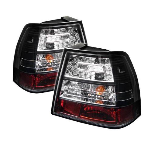 Spyder LED Tail Lights - Black