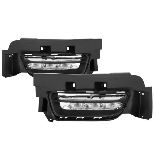 OEM LED Fog Lights with Universal Switch - Clear