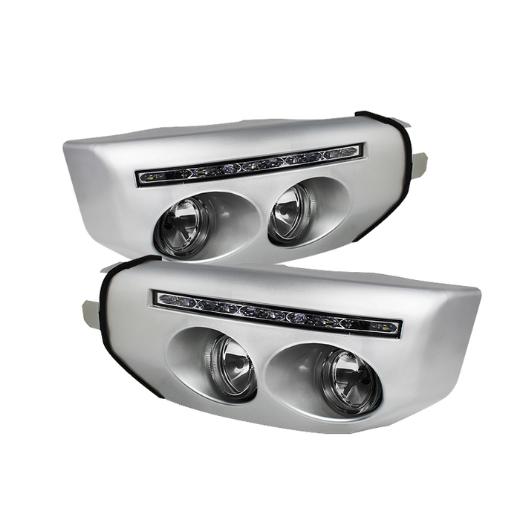 Spyder Fog Lights With LED Daytime Running Lights - Clear