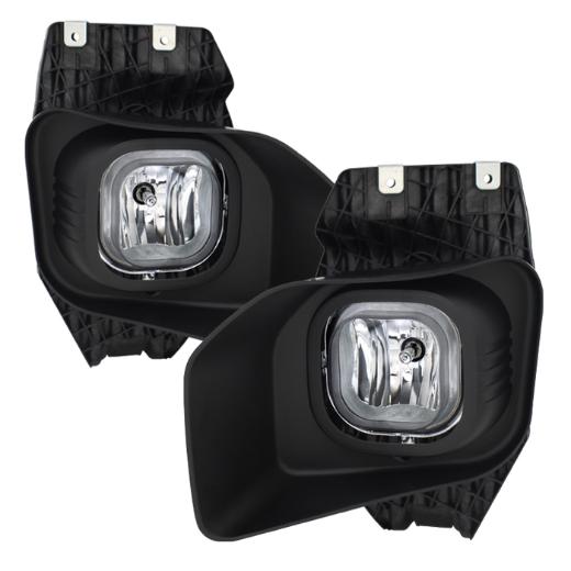 Spyder Fog Lights with Switch - Clear, OEM Style