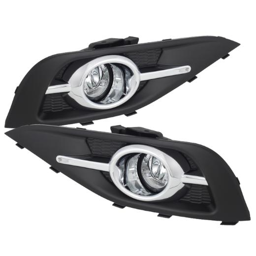 Spyder Fog Lights with Switch - Clear, OEM