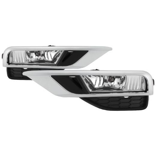 Spyder Fog Lights with Switch and Cover - Clear