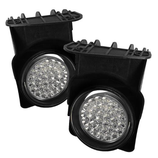 Spyder Fog Lights with Switch - Clear, LED