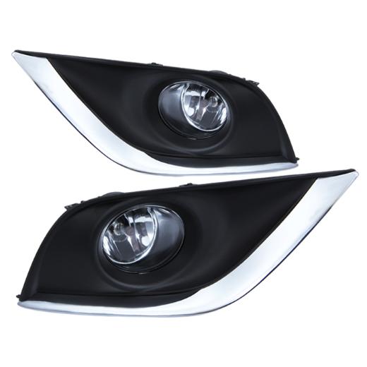 Spyder Fog Lights with Switch - Clear, OEM