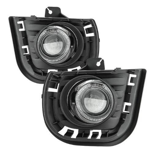 Halo Projector Fog Lights with Switch - Clear