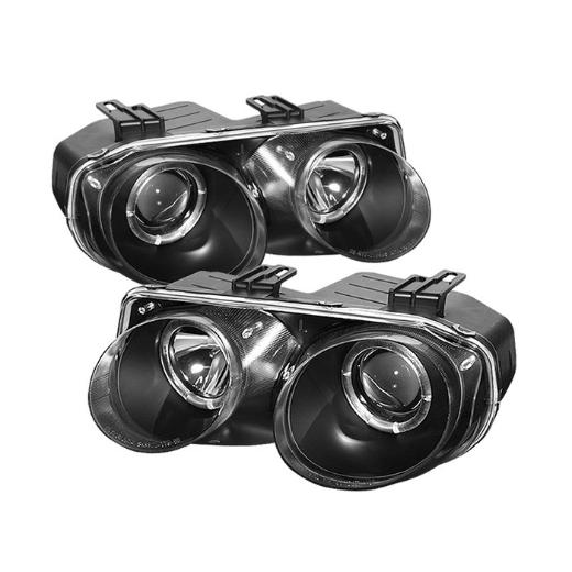 Spyder Halo Projector Headlights - Black