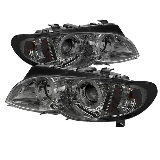 Spyder Halo Projector Headlights - 1-Piece (Smoke)