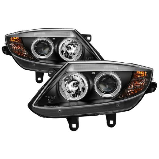 Spyder (HID Type) Halo Projector Headlights - Black