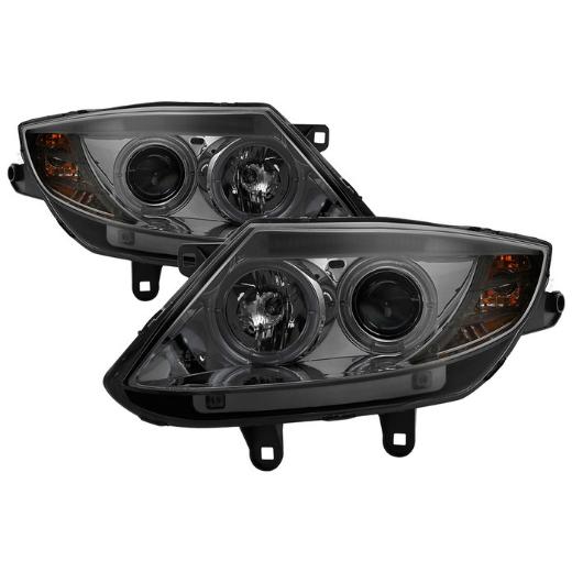 Spyder Auto Projector Halo Headlights - Smoke