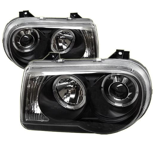 Spyder LED Projector Headlights - Black