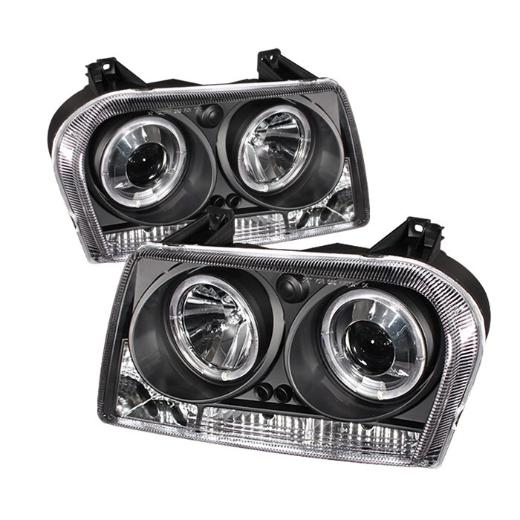 Spyder LED Projector Headlights - Black