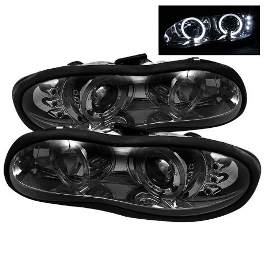 Spyder Halo LED Projector Headlights - Smoke