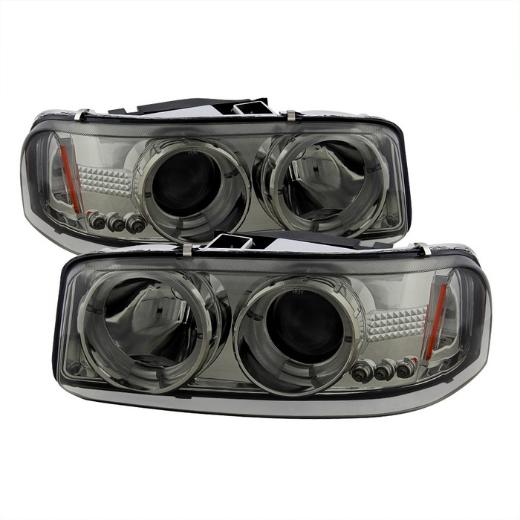 Spyder Halo Projector Headlights - Smoke