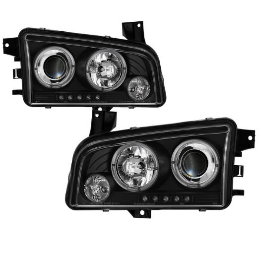 Spyder Halo LED Projector Headlights - Black