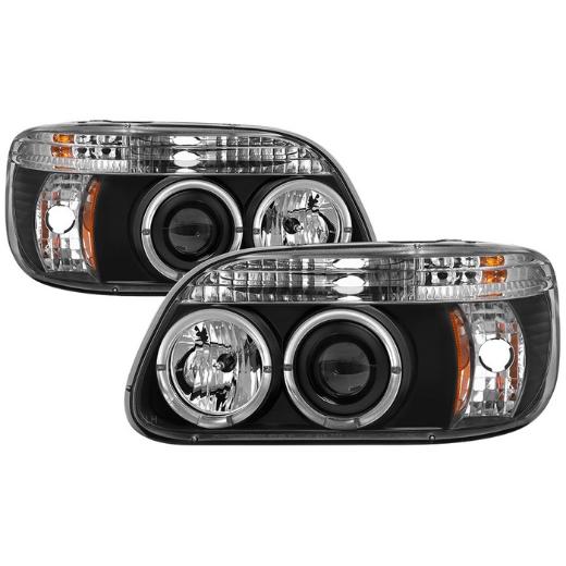 Spyder Halo LED Projector Headlights - Black (1 Piece)