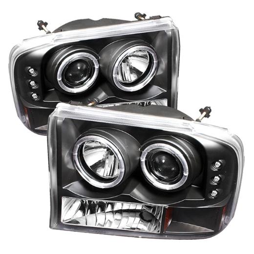 Spyder Auto LED Projector Headlights - Black