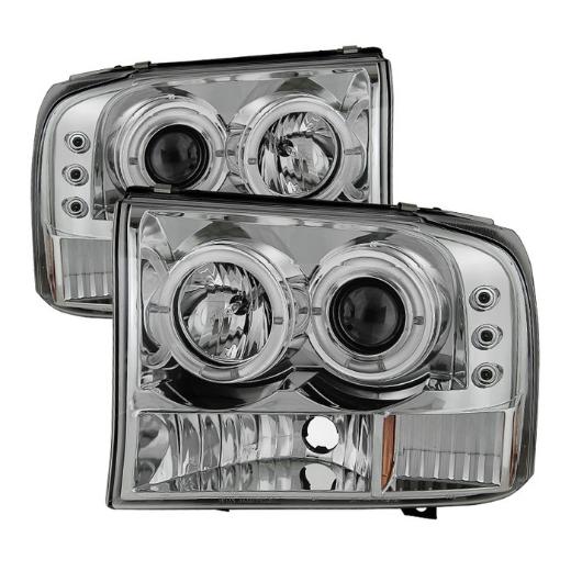 Spyder Auto LED Projector Headlights - Black